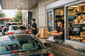 Drive-thru food pickup